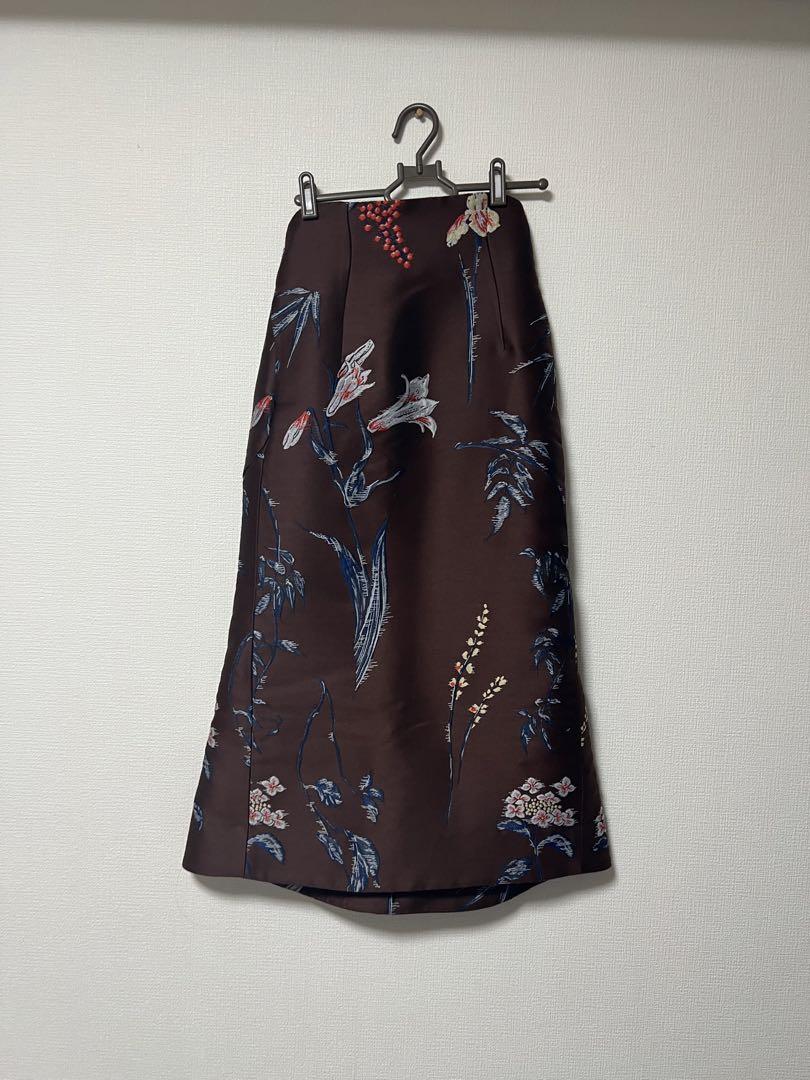 美品】 mame kurogouchi 18aw花柄スカート ロングスカート - gecal.com.py