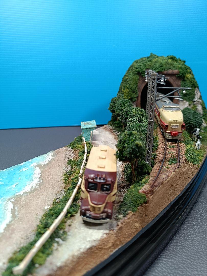 No.29鉄道Nゲージジオラマ車両、バス付き