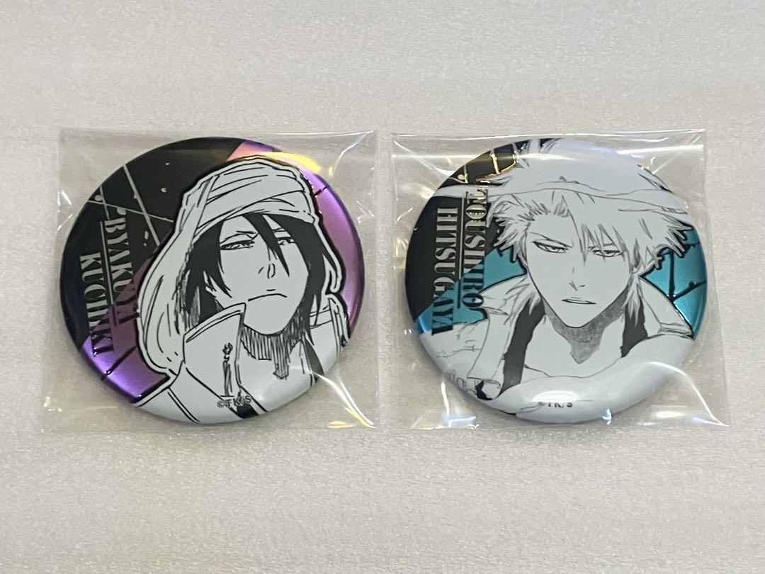 BLEACH デコレクション缶バッジ　朽木白哉&日番谷冬獅郎