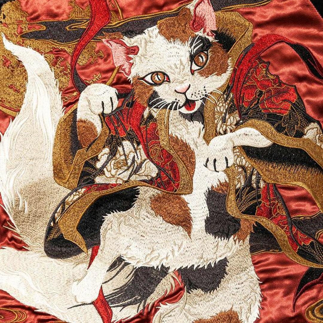 【希少サイズ】絡繰魂 スカジャン リバーシブル 豪華刺繍 虎 XXL 楽天市場】【絡繰魂・粋×花の慶次】“虎のごとし”総刺繍