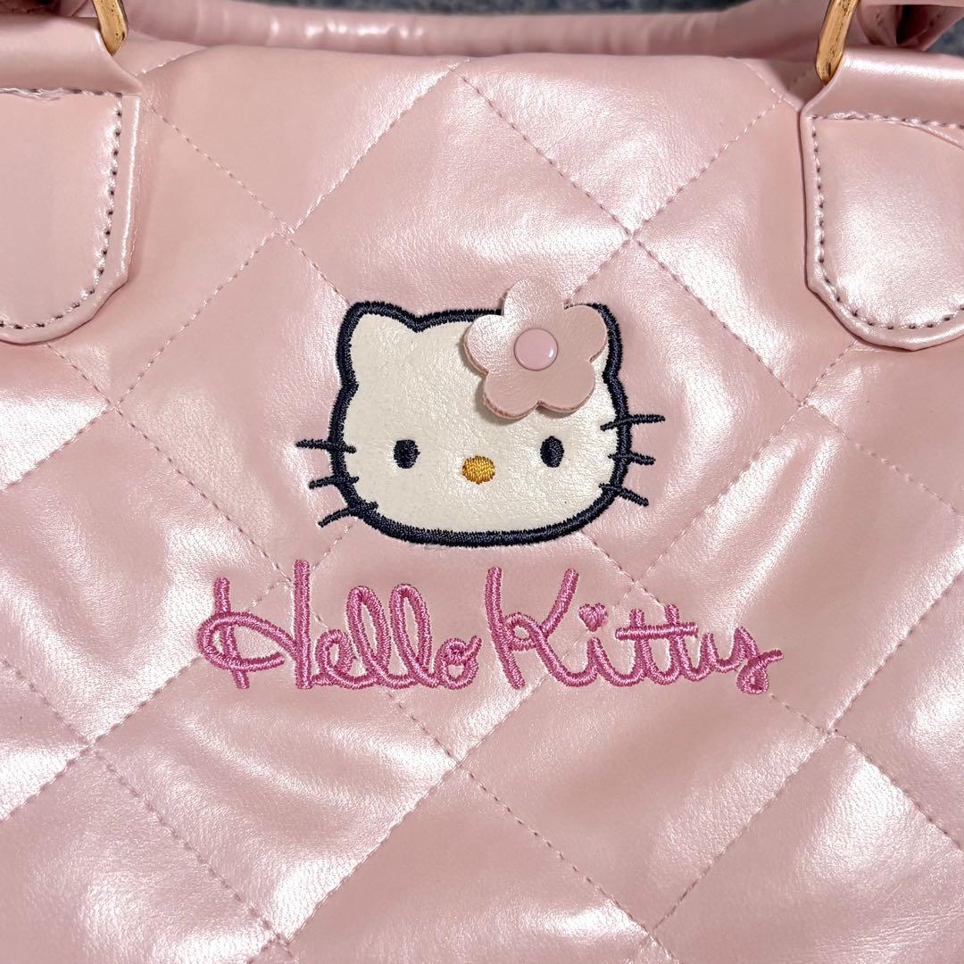 ハローキティ ゴルフバッグ　手提げ 中 ピンク キルト ダンロップ ハローキティ ゴルフバッグ 手提げ 中 ピンク キルト ダンロップ