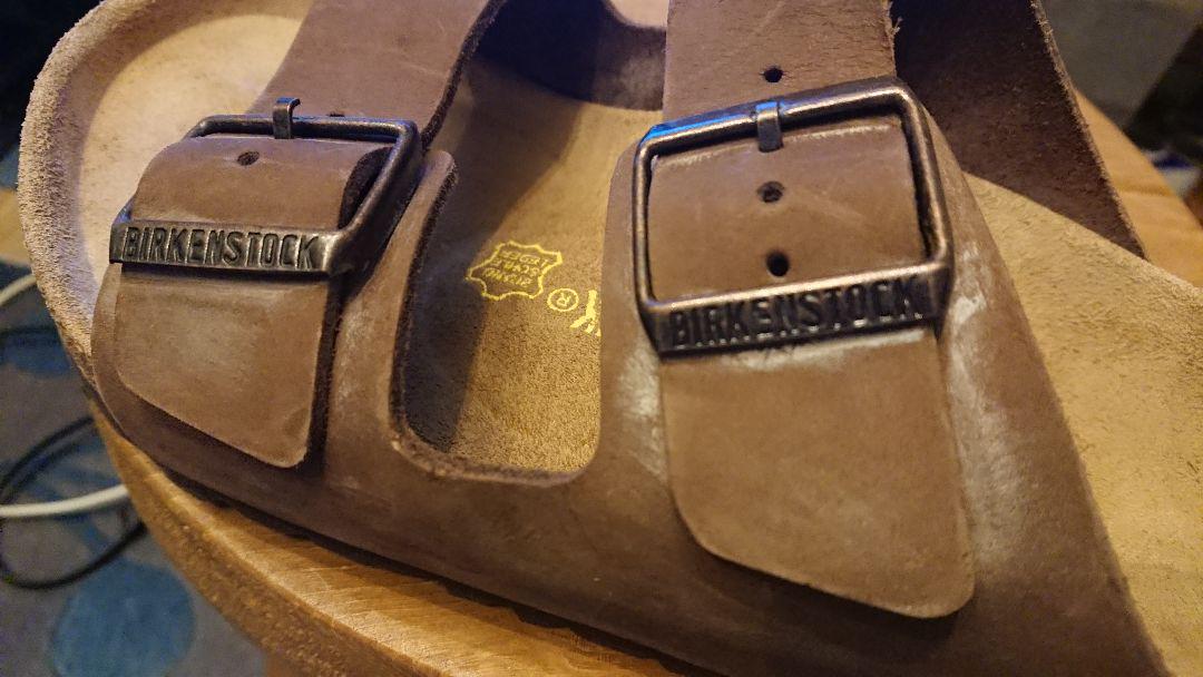 ビルケンシュトックbirkenstock 42 27㎝メンズサンダル
