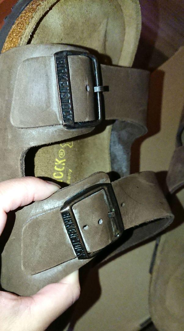 ビルケンシュトックbirkenstock 42 27㎝メンズサンダル