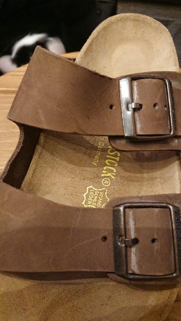 ビルケンシュトックbirkenstock 42 27㎝メンズサンダル