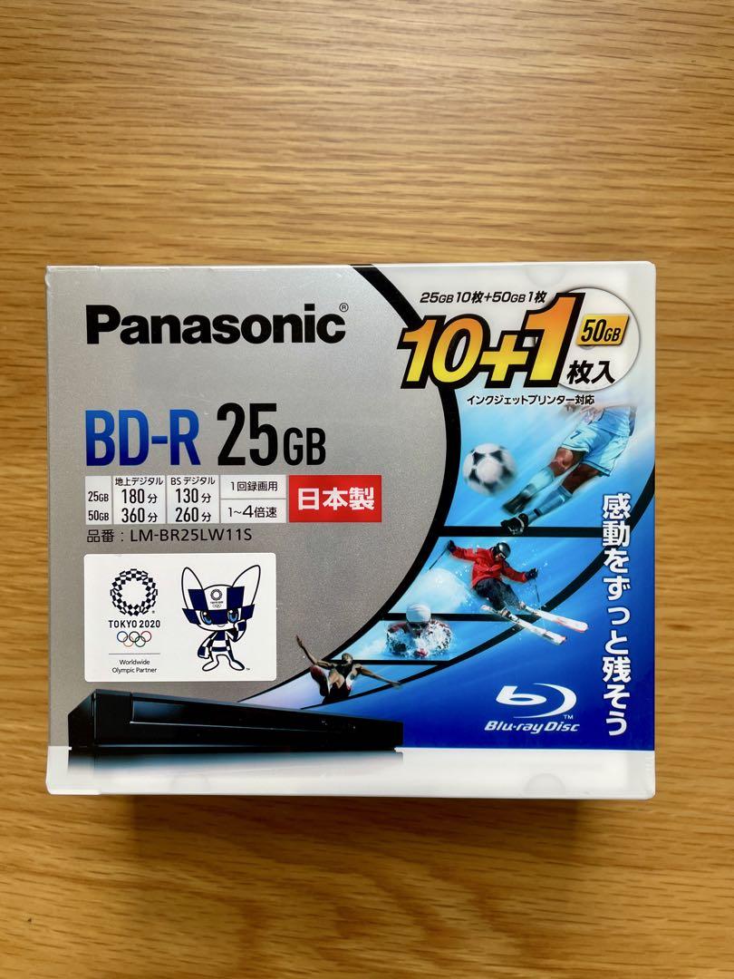 Panasonic BD-R 25GB 10+1枚
