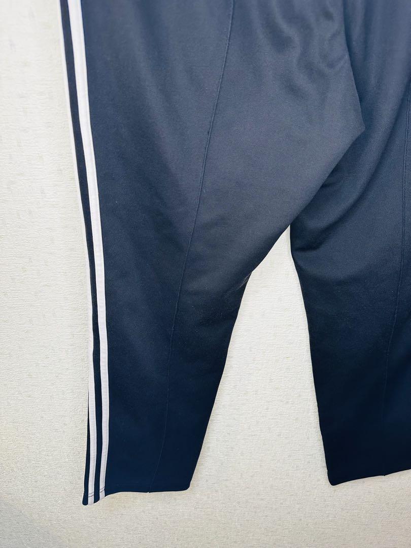 adidas 黒 ジャージパンツ 3stripes