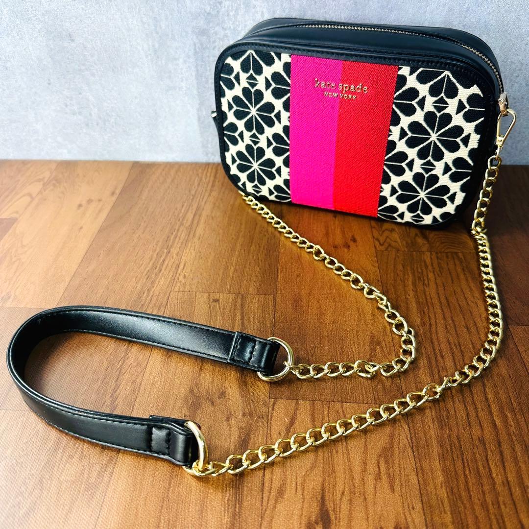 ケイトスペード チェーンウォレット ショルダーバッグ フラワー - 通販