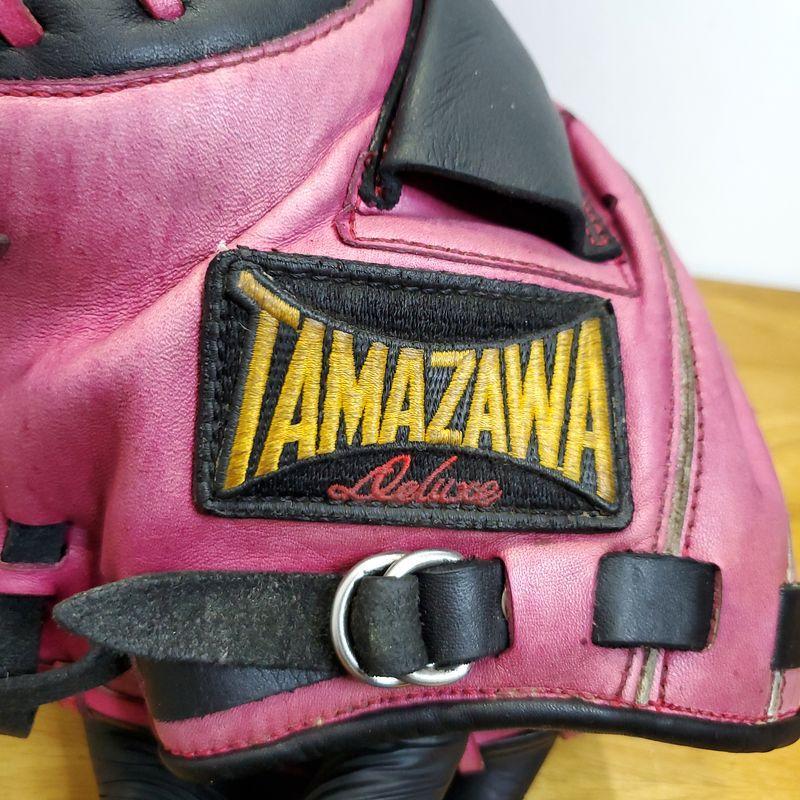 タマザワ TAMAZAWA 日本製 レアな左投用キャッチャーミット 軟式グローブ