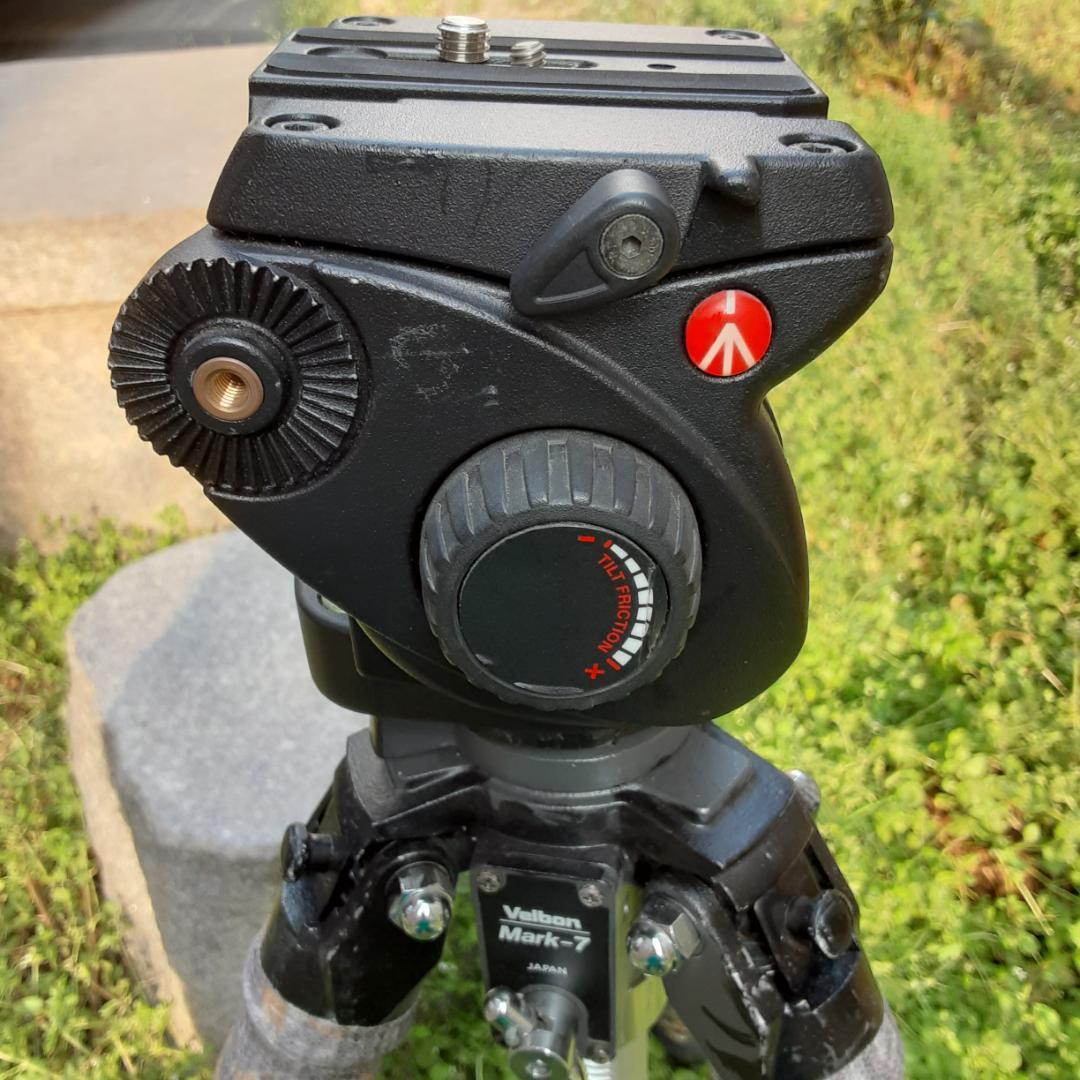 Manfrotto 501HDV(雲台)＋Velbon Mark‐7(三脚) Manfrotto 501HDV(雲台)＋Velbon Mark‐7(三脚)