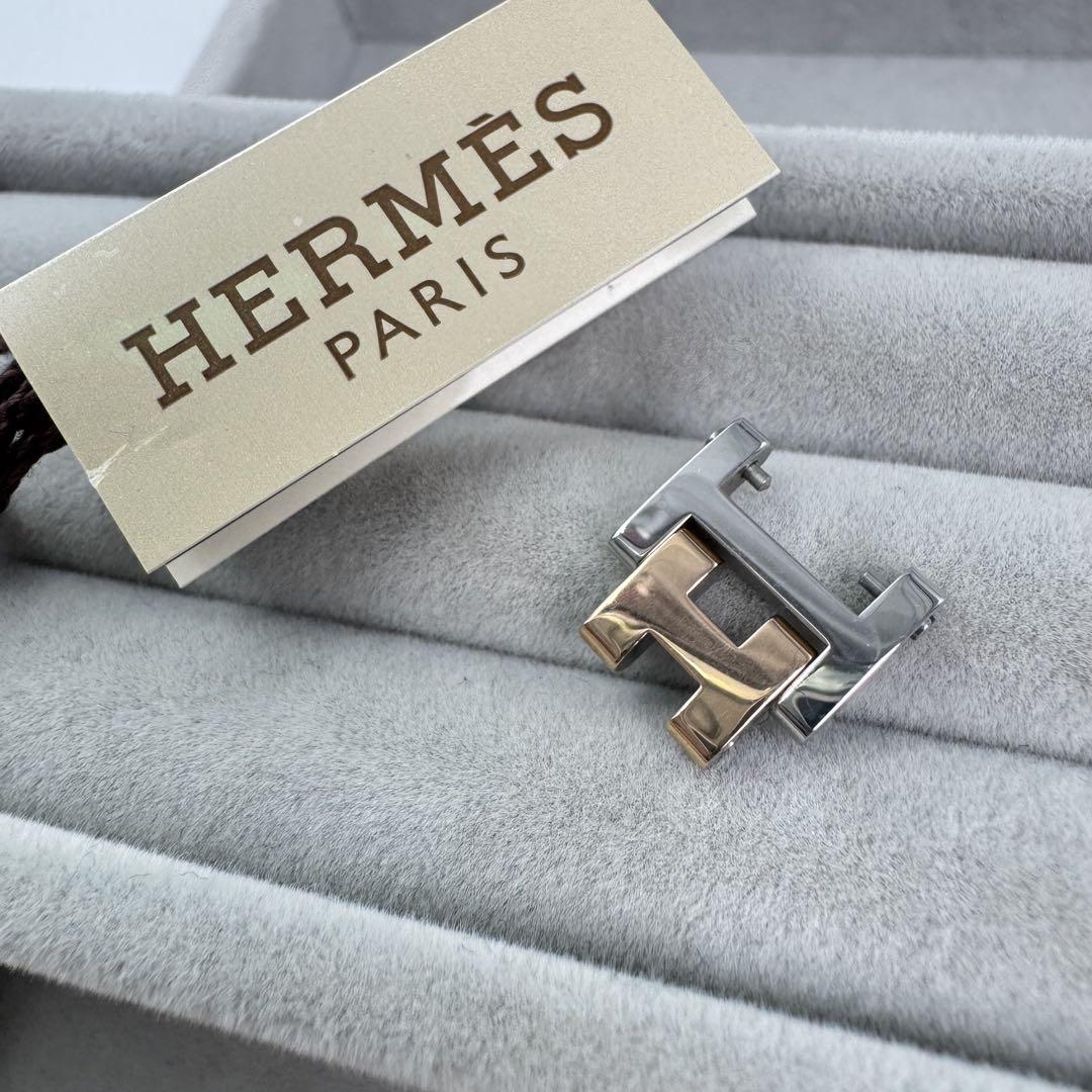 【パーツ】HERMES クリッパー　腕時計　パーツ　シルバー　12mm