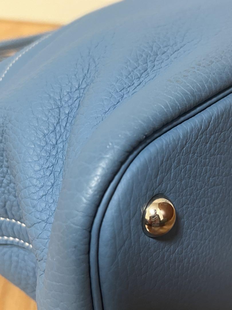 エルメス ボリード31 トリヨン ブルージーン ◻︎N刻印 S金具 バッグ