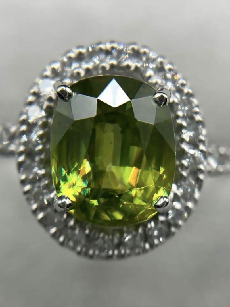 専用JF211★高級 スフェーン2.74ct ダイヤ リング 鑑付 専用JF211☆高級 スフェーン2.74ct ダイヤ リング 鑑付 - メルカリ
