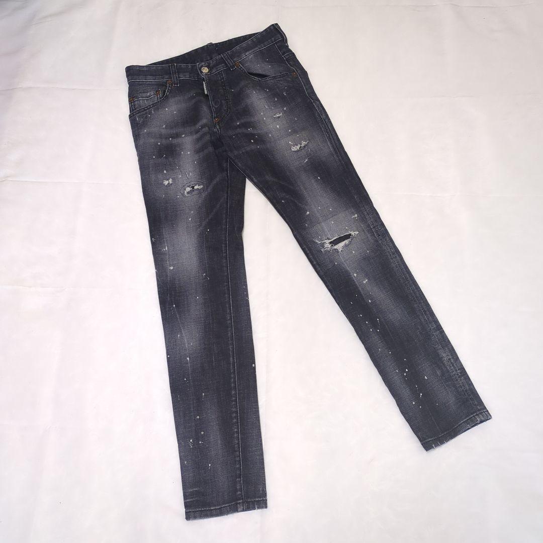 み様専用　DSQUARED2  デニムパンツ　ジーンズ　ペイント　14Y