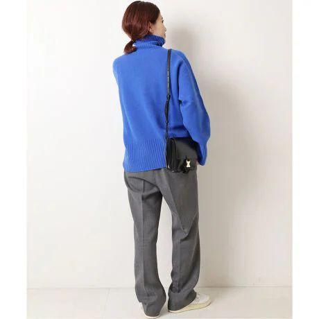 Spick and Span ウールカシミヤ タートルネックプルオーバー