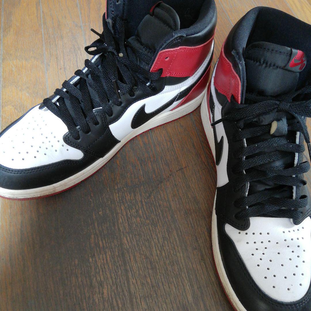 Nike Air Jordanハイカットシューズ ブラック/ホワイト/レッド