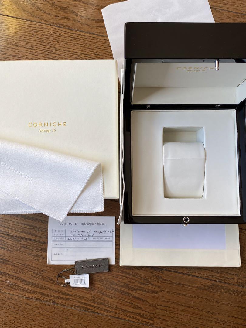 【美品】CORNICHE コーニッシュHeritage 36 腕時計ユニセックス