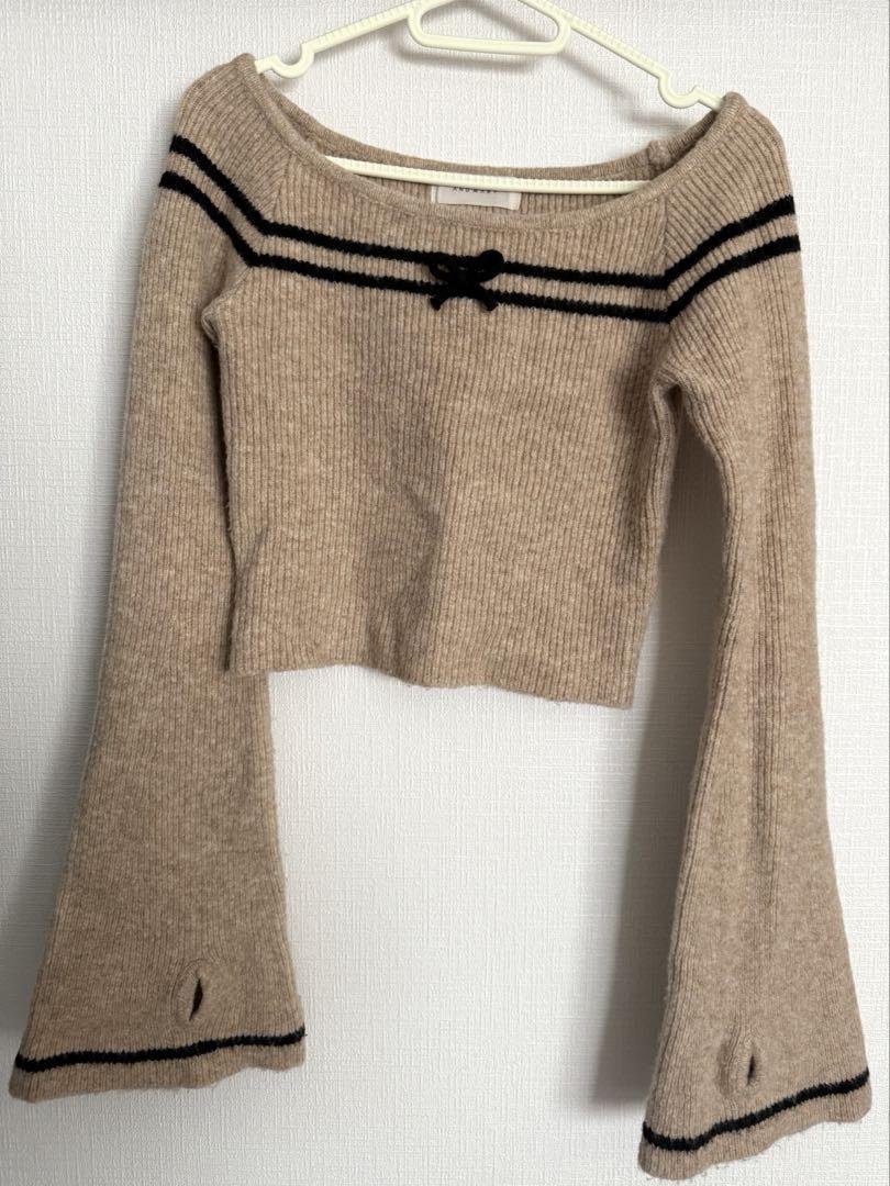 andmary Blair ribbon knit tops
