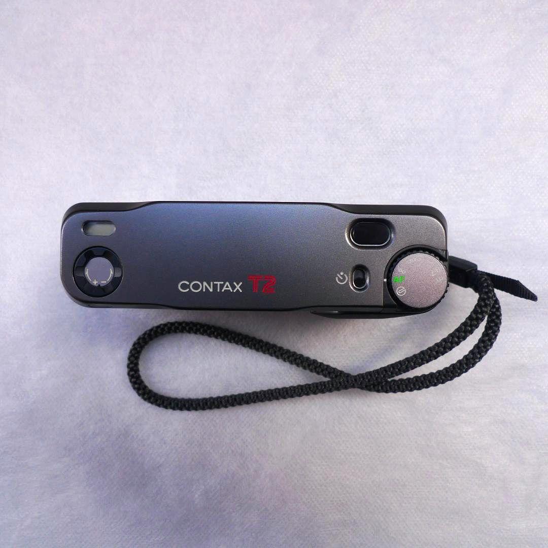 （美品　動作確認）フィルムカメラ　CONTAX　T2　チタンブラック