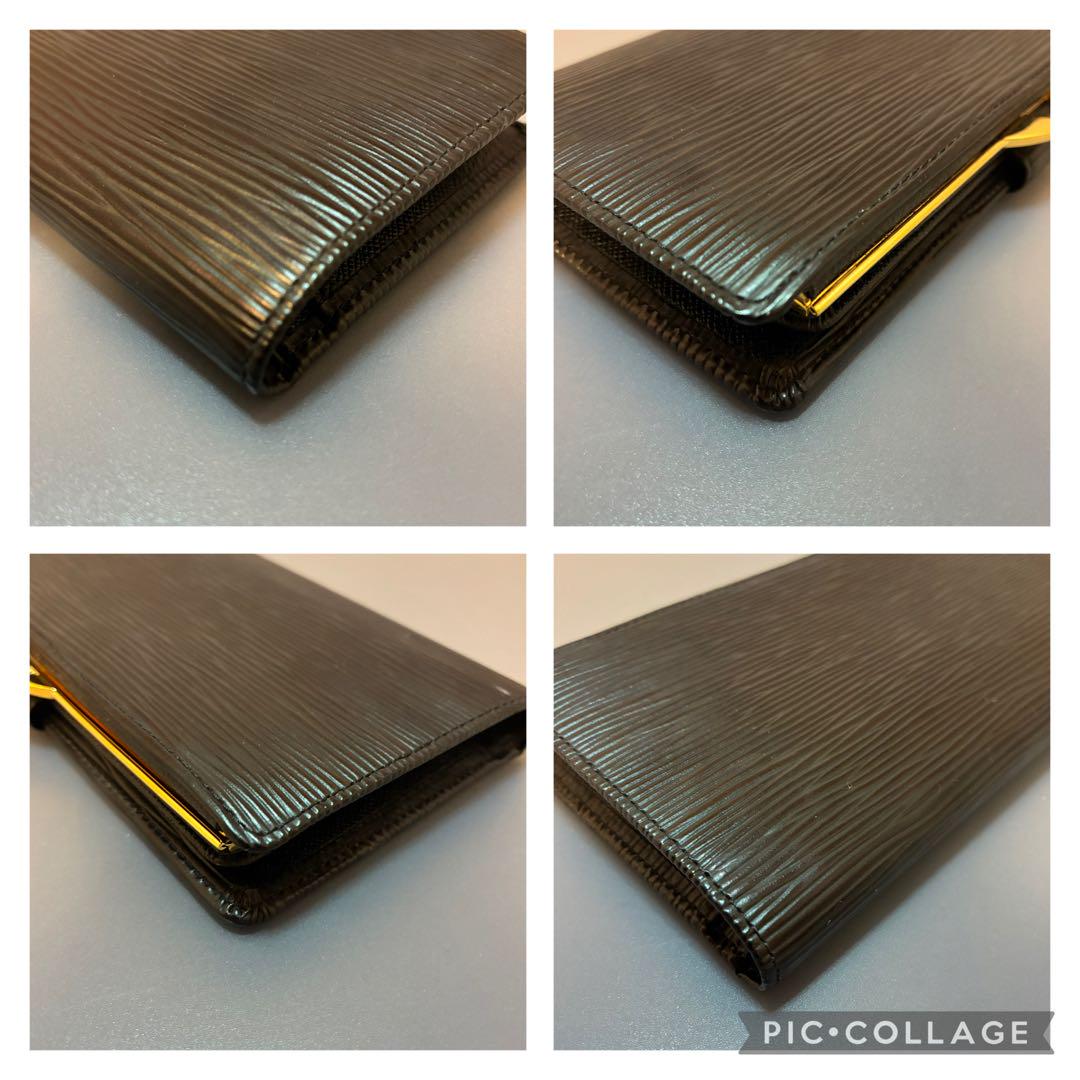 ✨極美品✨ルイヴィトン エピ コンチネンタル ヴィエノワ がま口 財布 黒