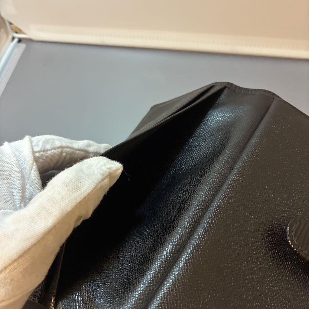 ✨極美品✨ルイヴィトン エピ コンチネンタル ヴィエノワ がま口 財布 黒