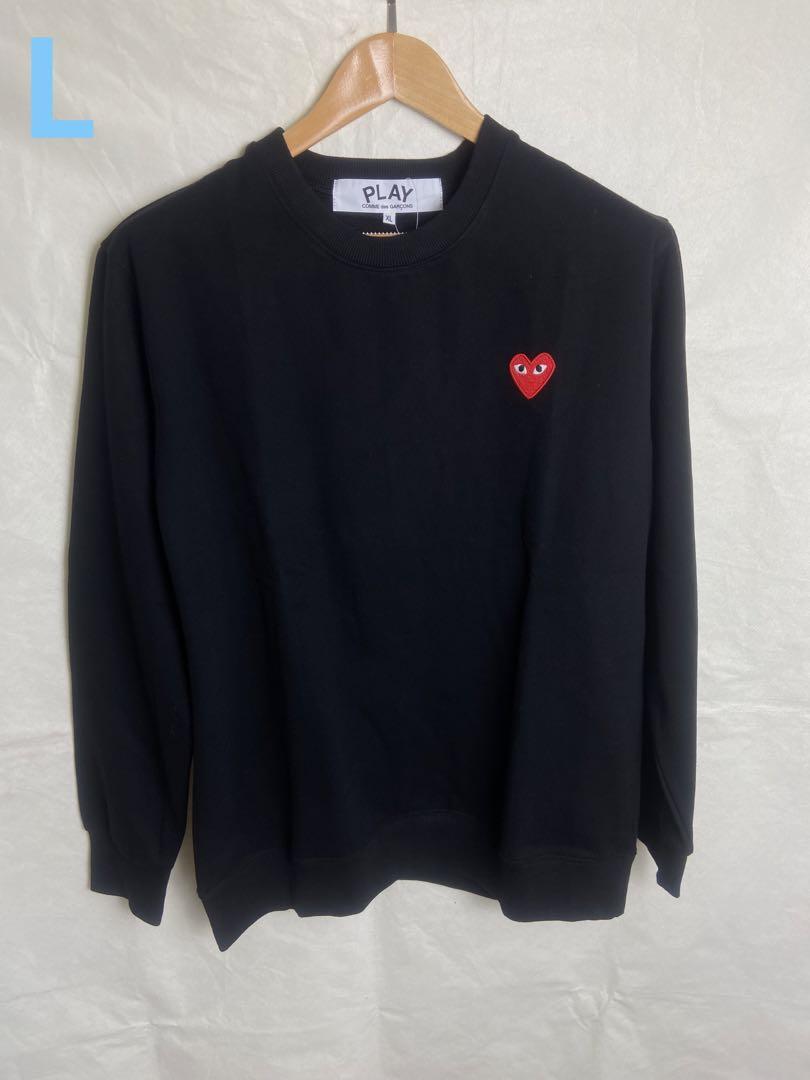 【PLAY COMME des GARCONS】長袖 黒いパーカーです L