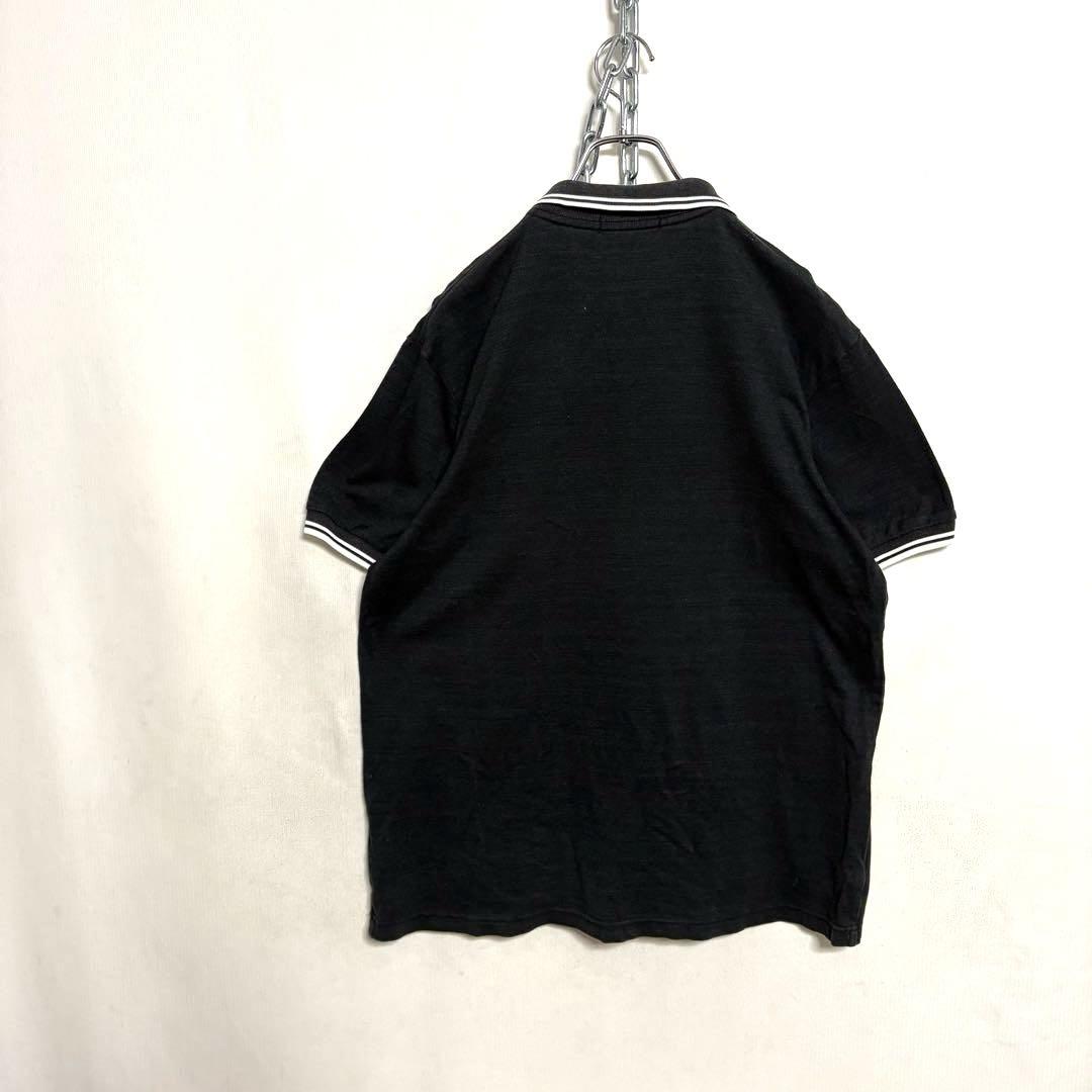 FRED PERRY フレッドペリー　ポロシャツ ブラック 黒　L
