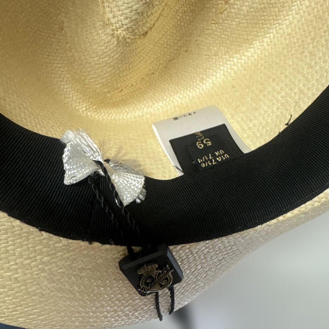 Borsalino ♠︎ アイボリー フェドラハット（59）