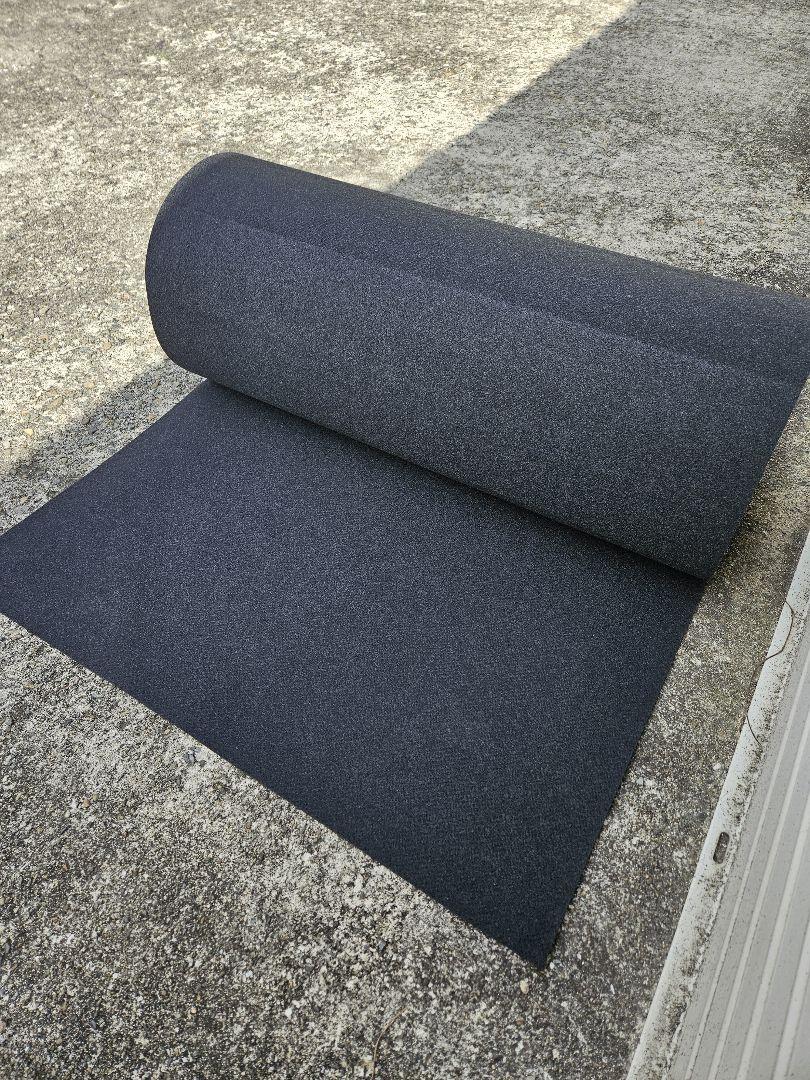 【新品】本格ポリエステル不織布 防草シート(ブラック)　巾1m×40m