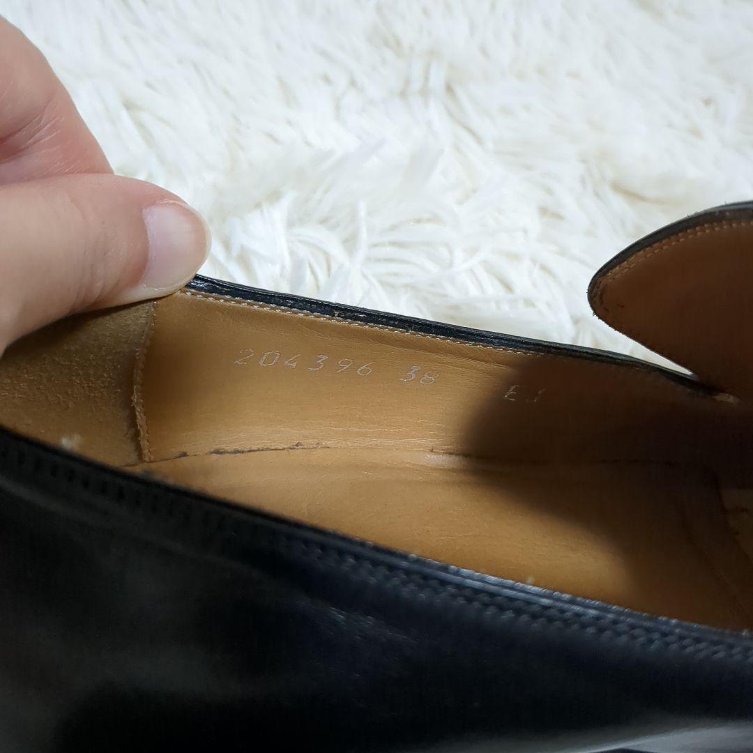 【美品】GUCCI グッチ ホースビットローファー ブラック 38EJ 画像12