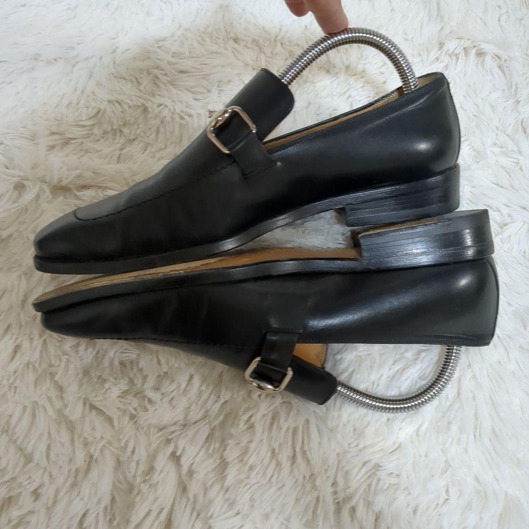 【美品】GUCCI グッチ ホースビットローファー ブラック 38EJ 画像3