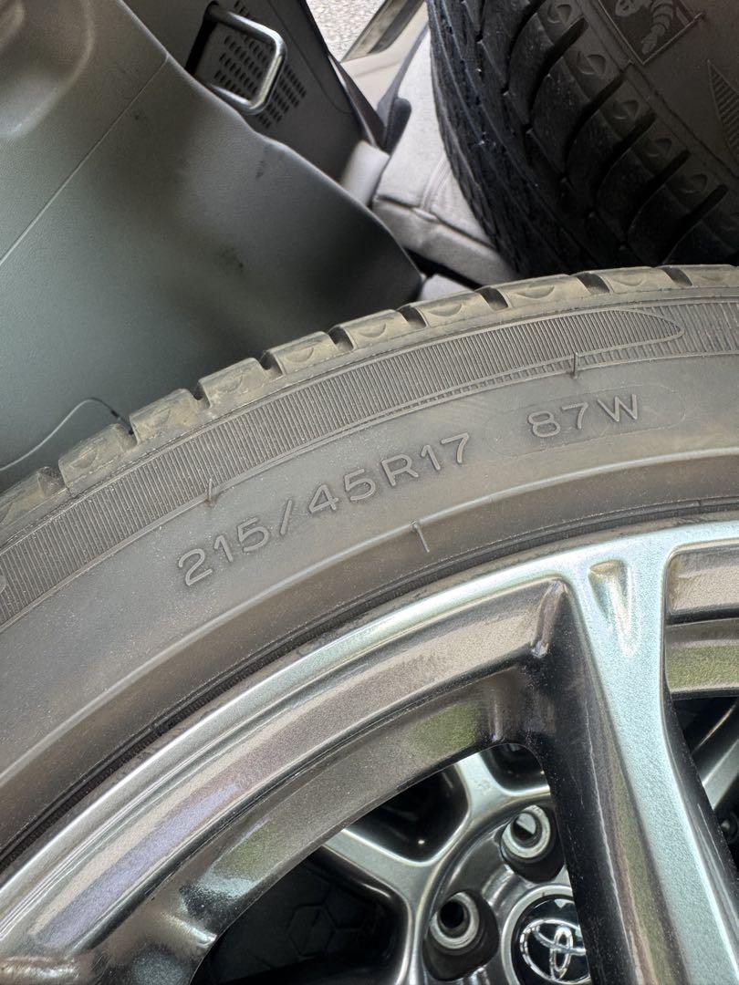 トヨタ86後期　純正アルミホイール　ZN6 ZC6