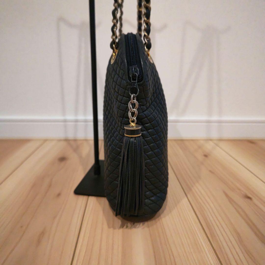 BALLY バリー ショルダーバッグ キルティング ヴィンテージ 金ロゴ レトロ