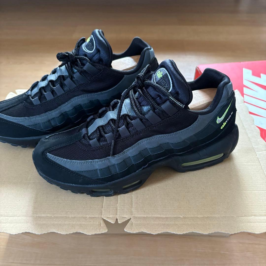 ナイキ エアマックス95 ブラック グレー イエロー 27キムタク