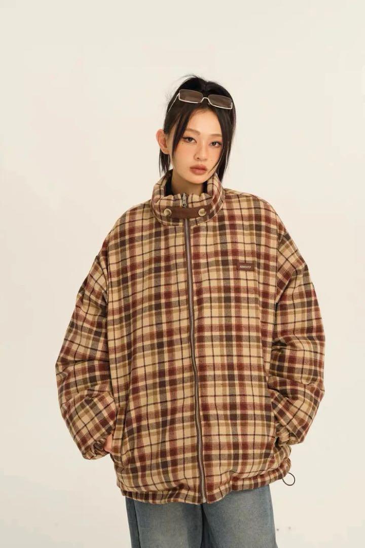 レトロリバーシブルパデッドジャケット L0139
