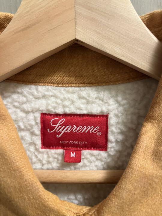 れなし Supreme sherpa lined denim shirts L0sAF-m23592651807 ╓はありませ