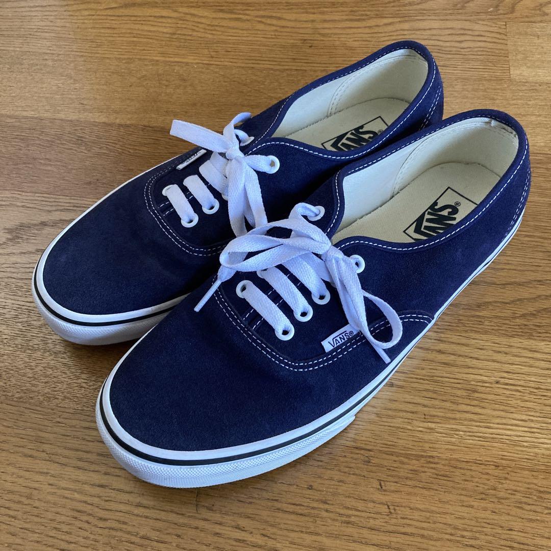 Vans オーセンティック 27.5cm ネイビー スウェード
