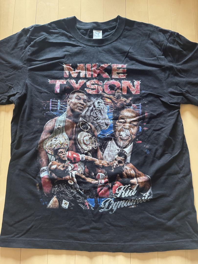 マイク・タイソン Tシャツ ブラックトップス