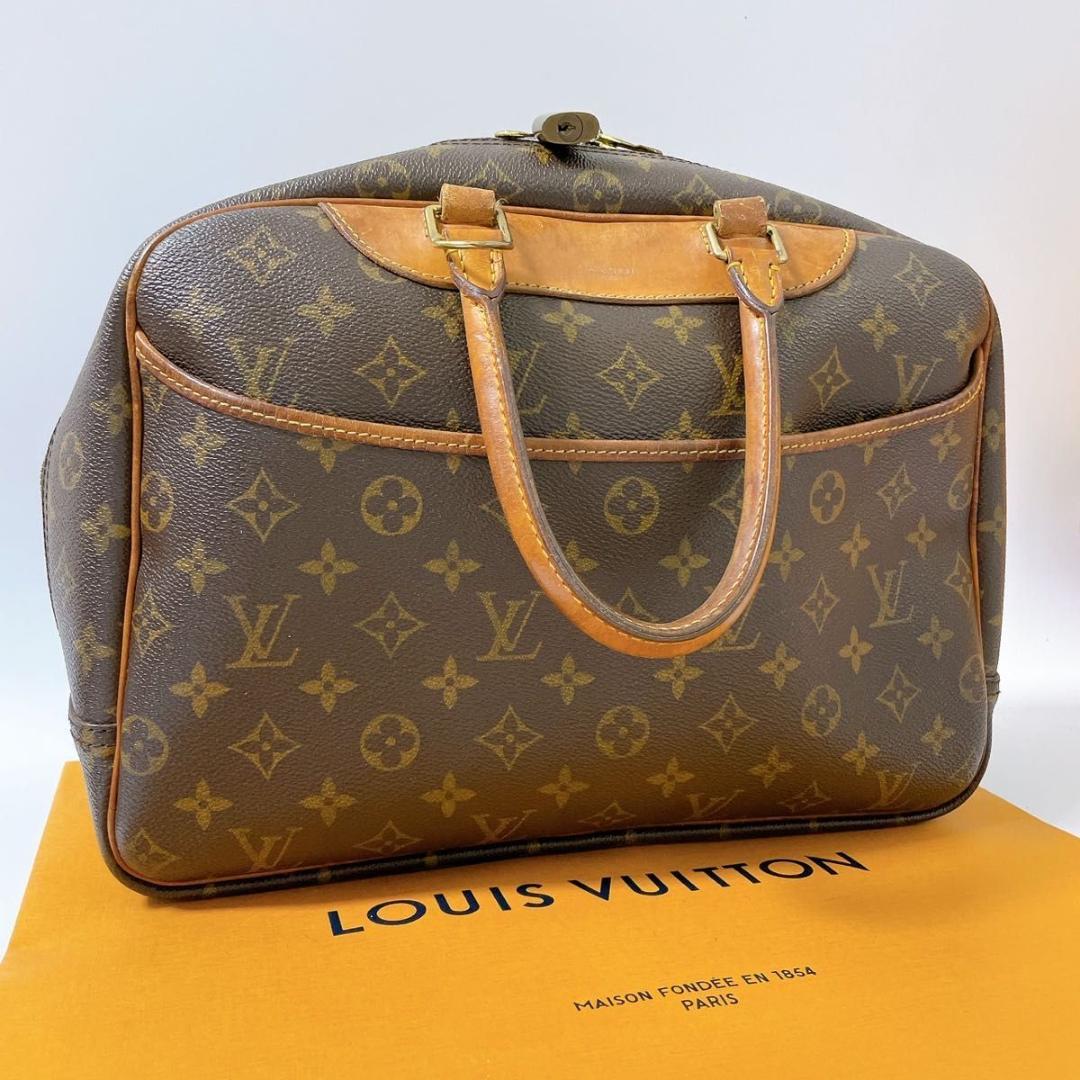LOUISVUITTON ルイヴィトン モノグラム ドーヴィル ボウリングバッグ 画像2