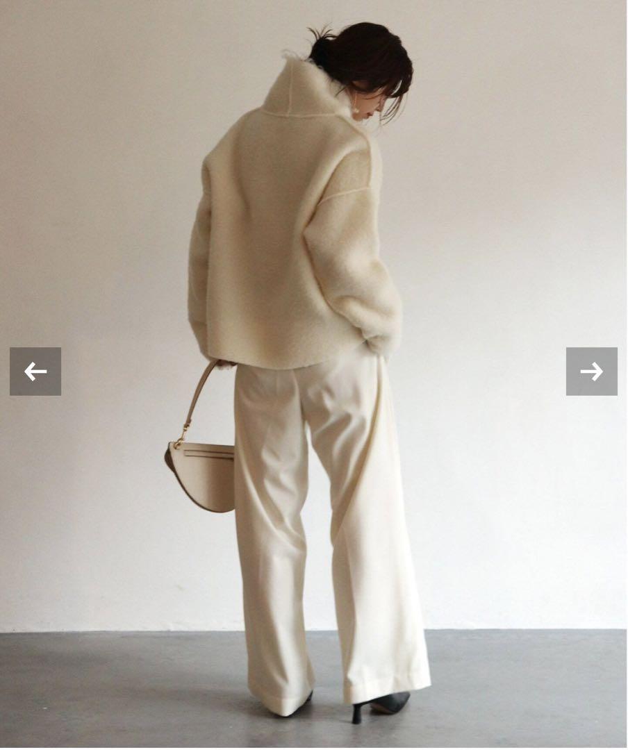 【ROHE/ロヘ】FRINGE WL BLEND タートルネックニット