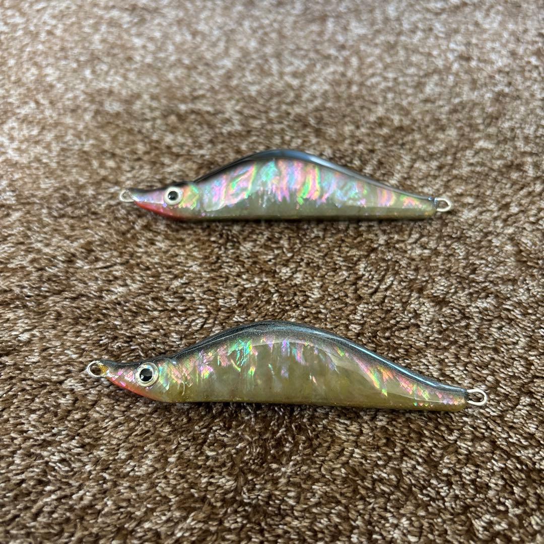 メタルジグ 2個セット ホログラム・ブラック