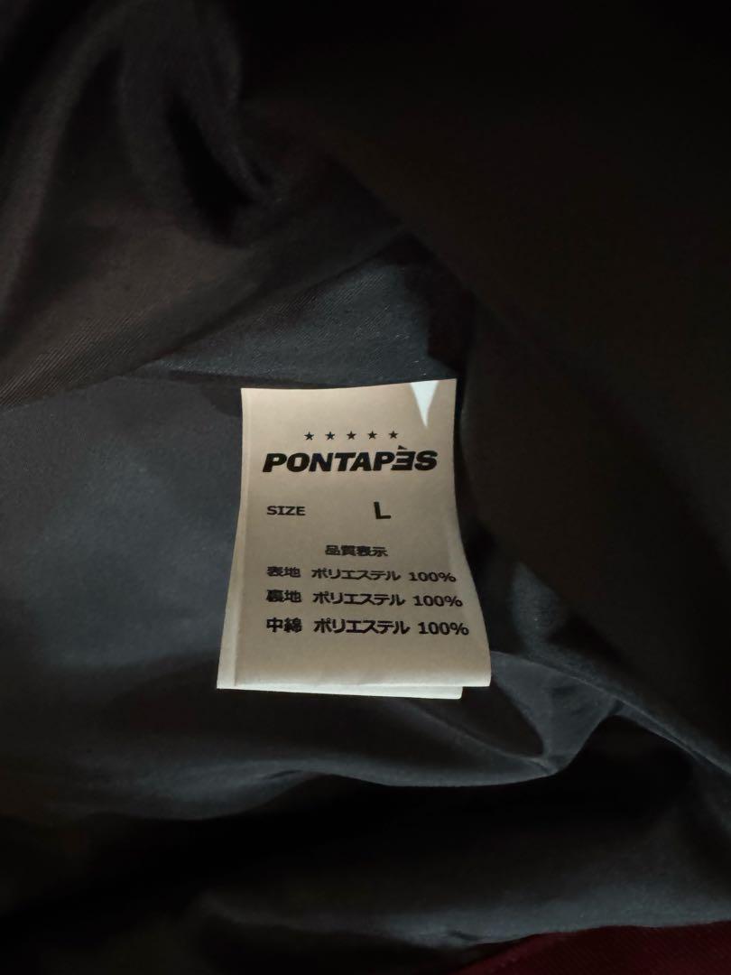 PONTAPES スノーボードウェア上下セット Lサイズ 赤/黒