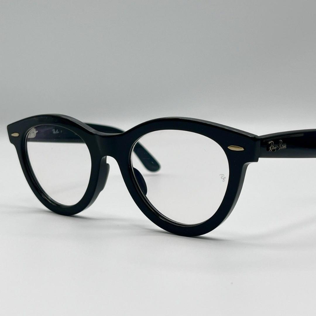 レイバン ウェイファーラー ブラック 度なし 眼鏡 メガネ 伊達眼鏡 70830