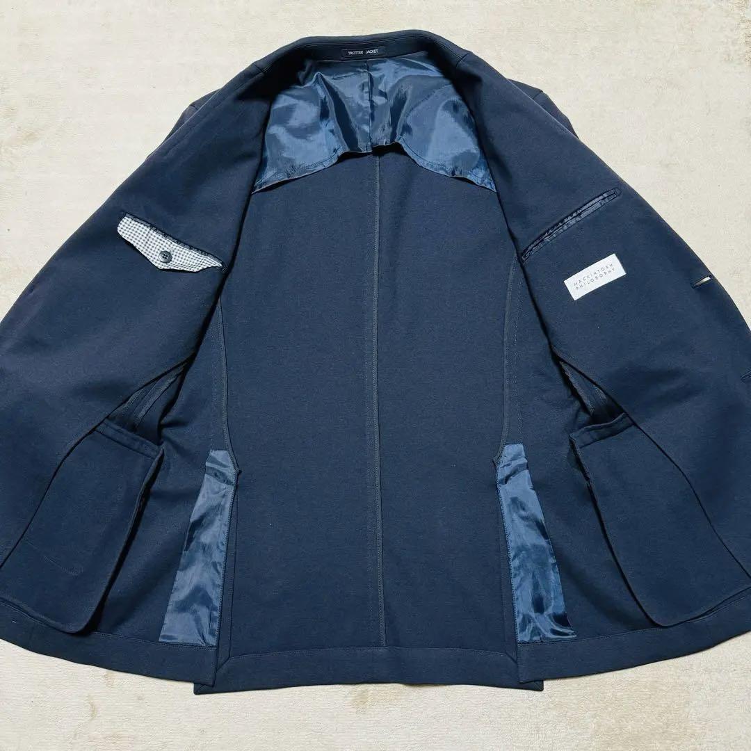 【極美品】マッキントッシュフィロソフィー トロッタージャケット ネイビー