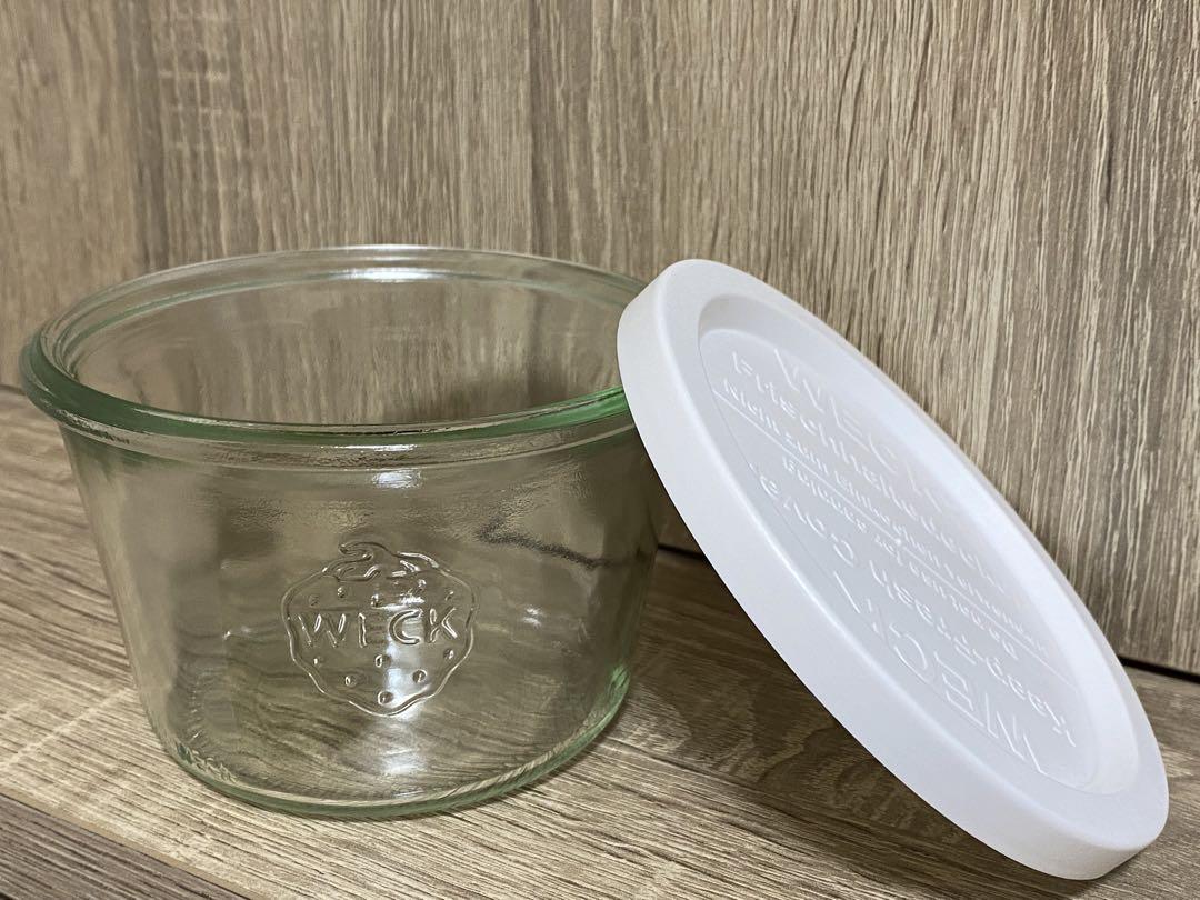 WECK 370ml モールドシェイププラスチック蓋