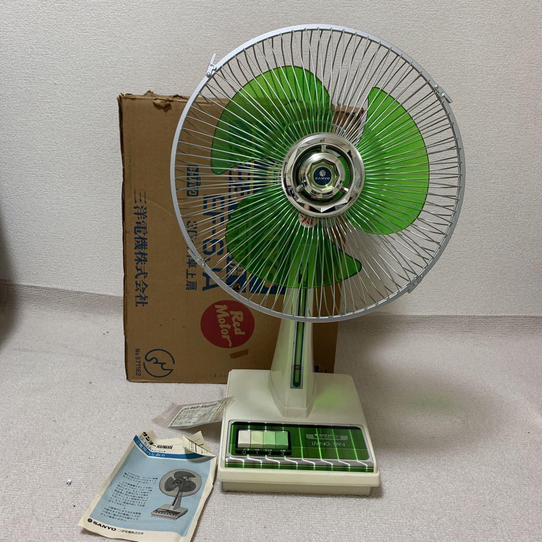 SANYO 30㎝ 卓上扇風機 EF-6JA グリーン - メルカリ