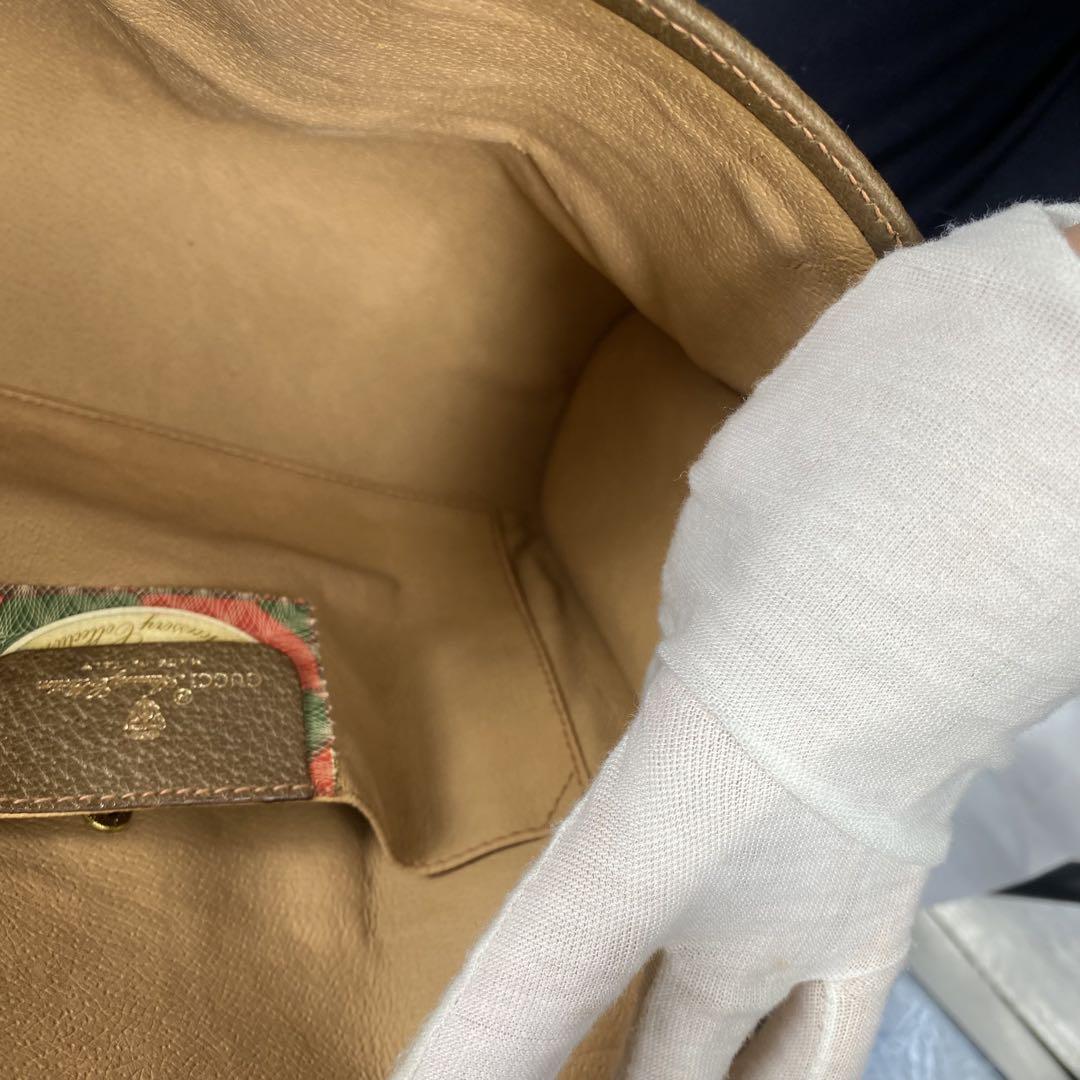 美品　オールド　GUCCI GGパターン クラッチバッグ