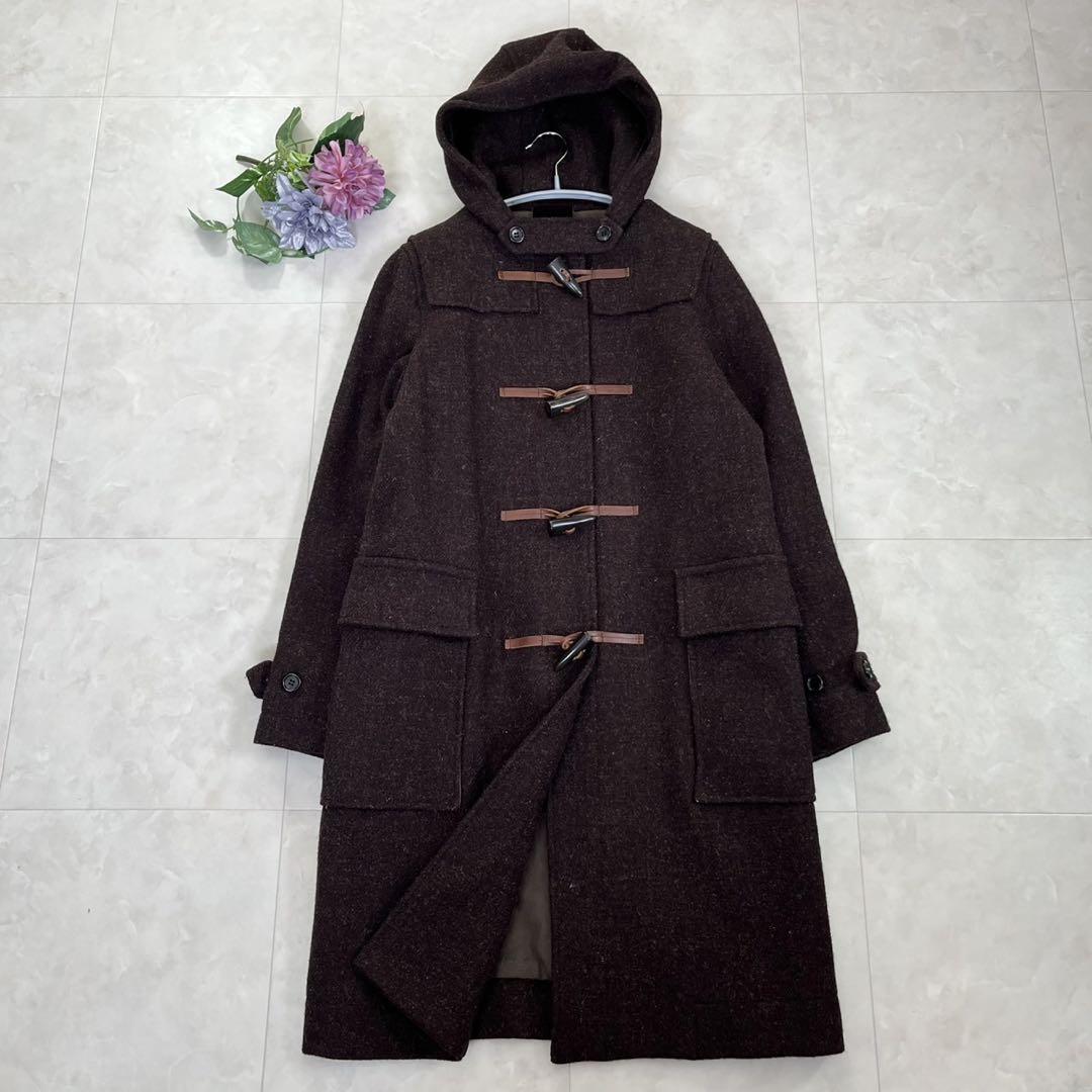 Harris Tweed × pas de calais ダッフルコート 40