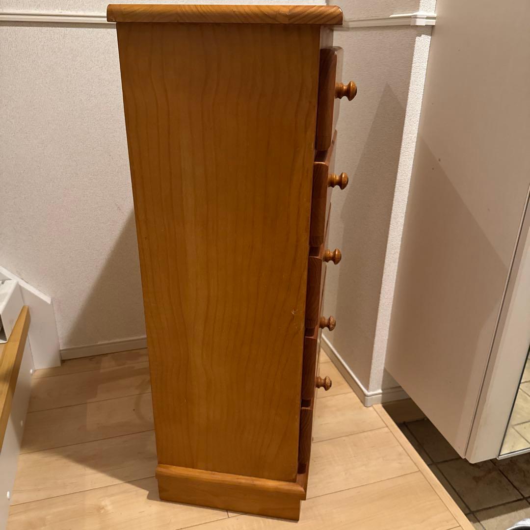 ここでご注文へようこそ! カントリー家具 5段チェスト傷や汚れあり