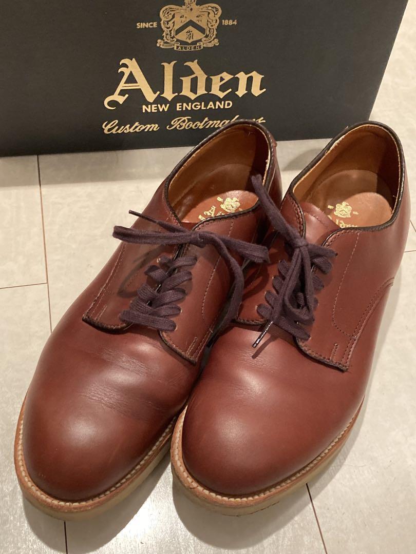 【極美品】Alden ブラウン カーフ　ミリタリーラスト　7D