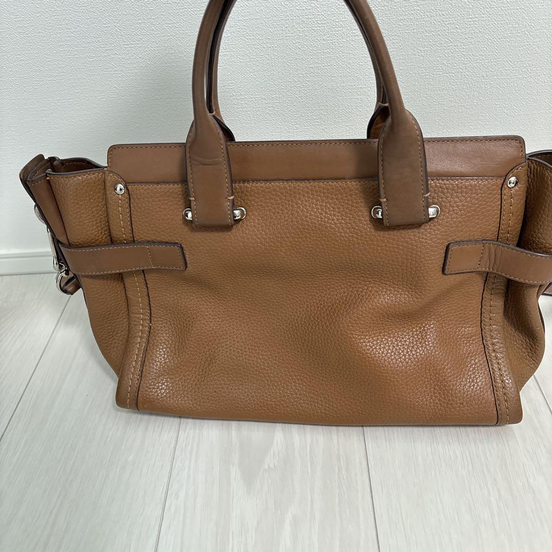 COACH コーチ 2way ハンドバッグ ショルダーバッグ ブラウン